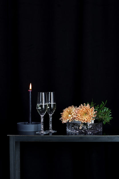 Crystal Champagne Flute & Vase Gift Set