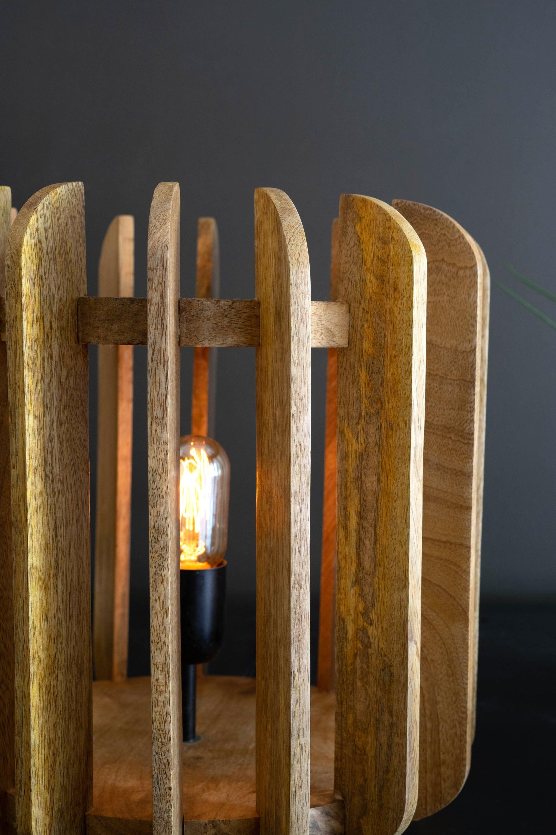ASHER | Wooden Table Lamp - DWELL by CM